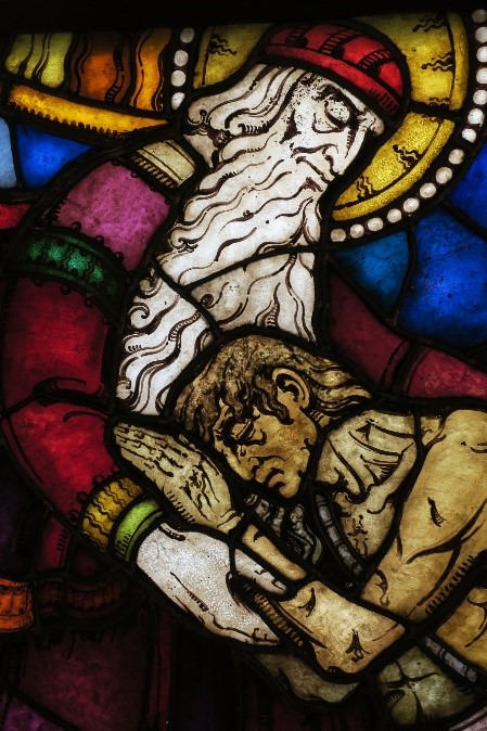 Glassmaleri i Frogner kirke av Per Vigeland